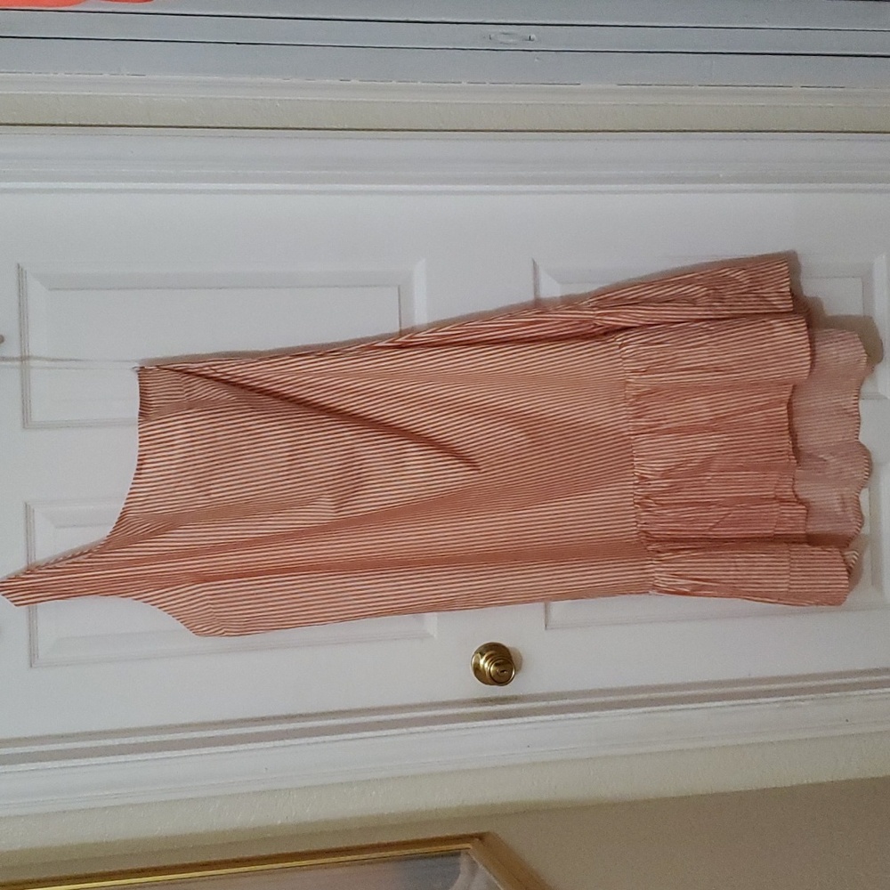 🔥14th Place Stripy Maxi one Shoulder Dress, Size XL